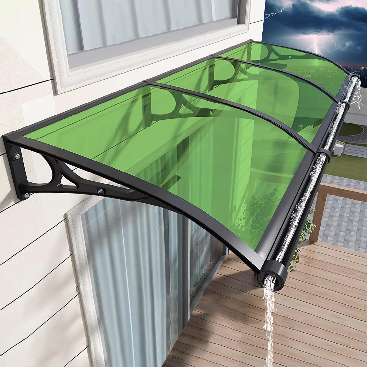 Durable Door Awning for All-Weather Protection and Style