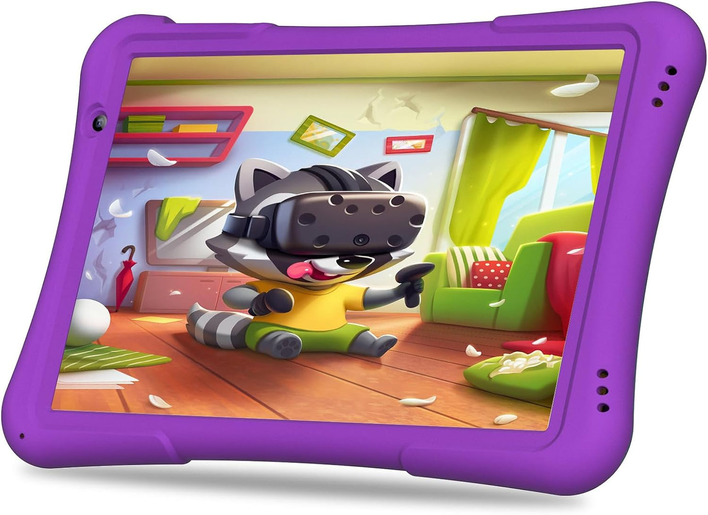 PRITOM 10 inch Kids Tablet with Parental Control and Fun Apps