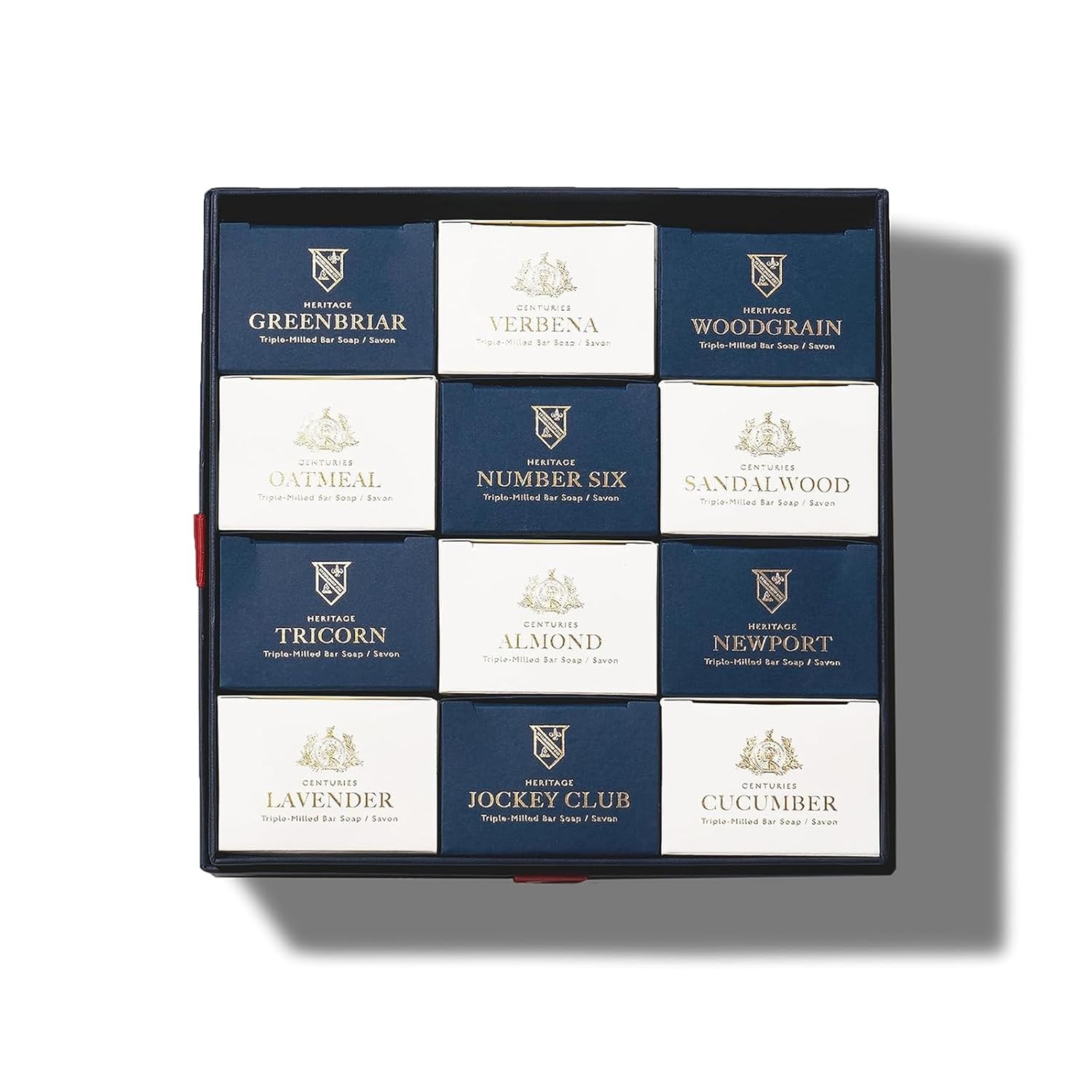 Caswell-Massey Natural Bar Soap Gift Set for Men and Women