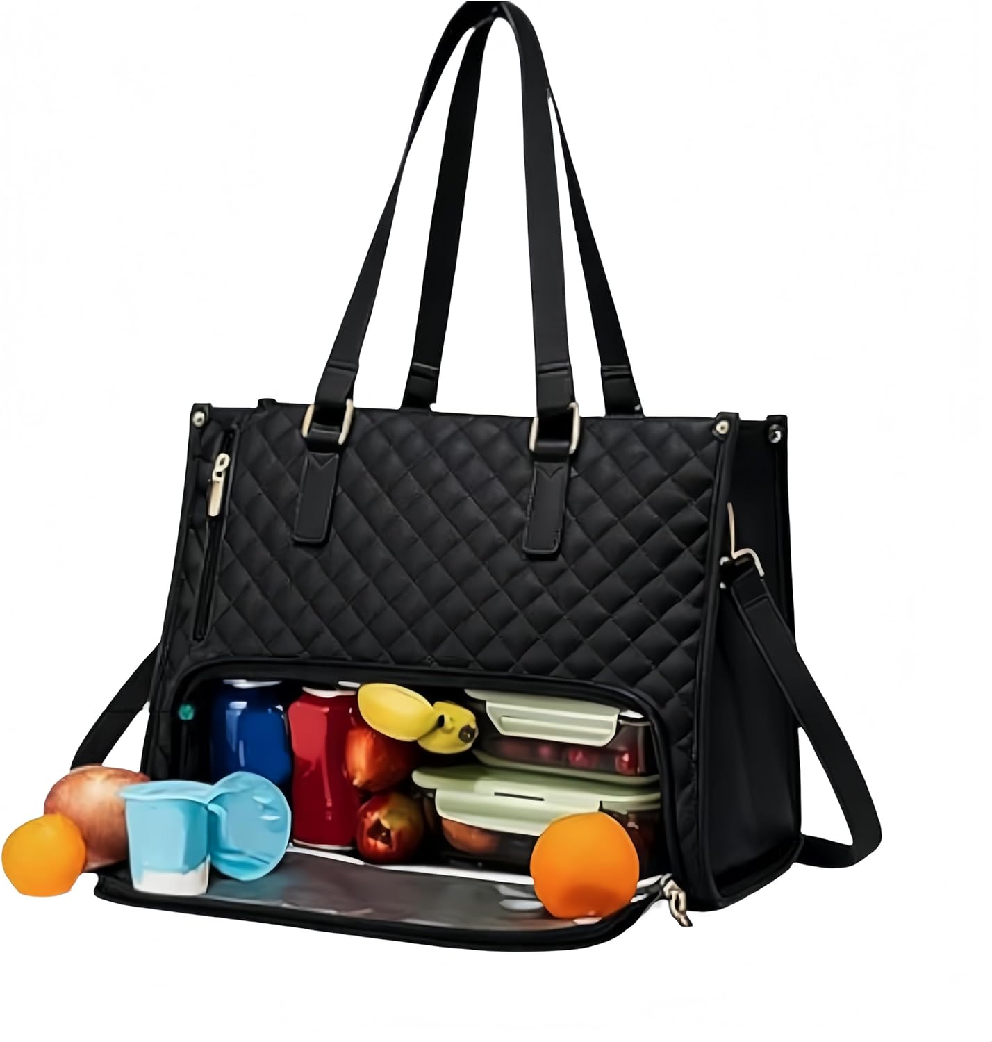 Packuum 3 in 1 Tote Bag for Women - Insulated Lunch Compartment