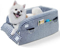 Dog Car Seat for Small Pets, Portable and Washable Design