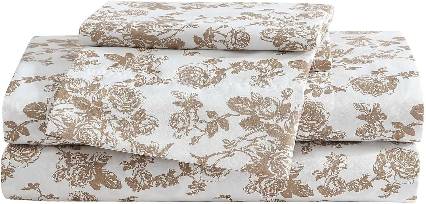 Betsey Johnson Full Bed Sheets Set - Soft Lightweight Bedding