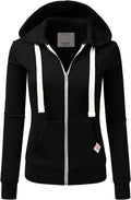 Lightweight Thin Zip-Up Hoodie Jacket for Women (Style Z2KV)