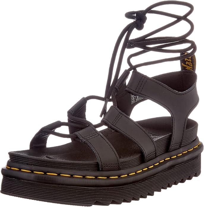 Dr. Martens Women's Gladiator Ankle-tie Sandal for Comfort