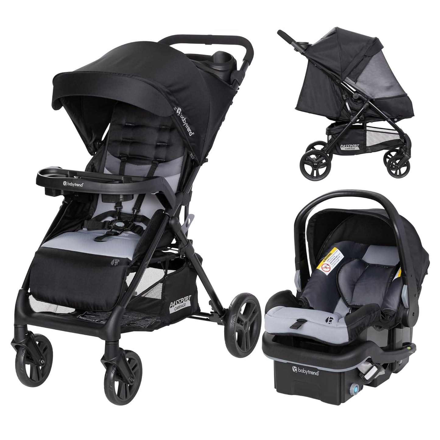 Baby Trend Passport Carriage Stroller Travel System for Comfort