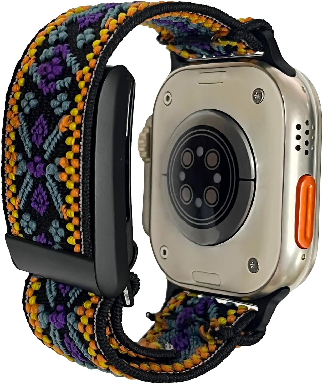 Hybrid Band for Whoop 4.0 & Apple Watch - Stretchy Nylon Strap