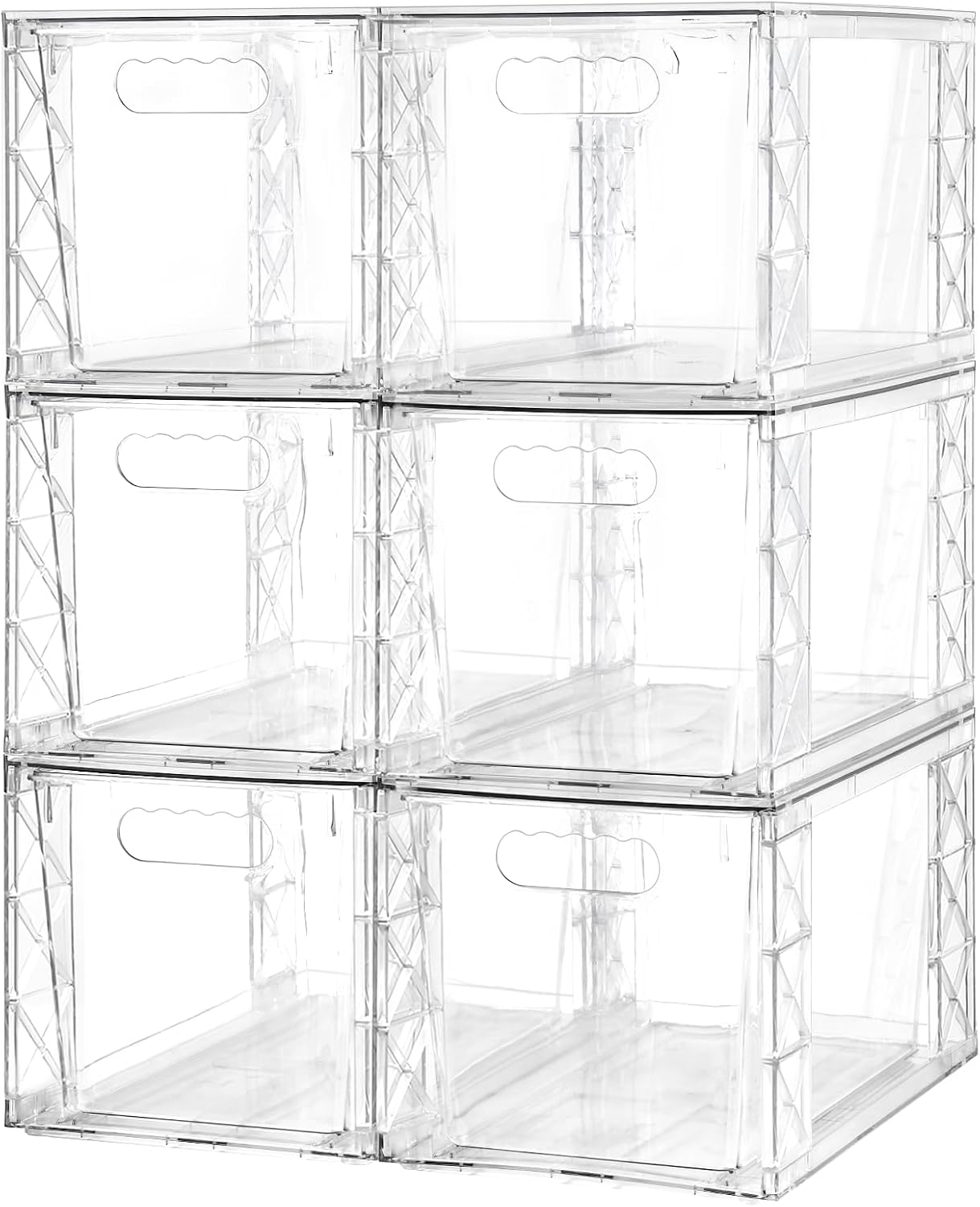 Clear Stackable Storage Drawers for Home Organization Needs