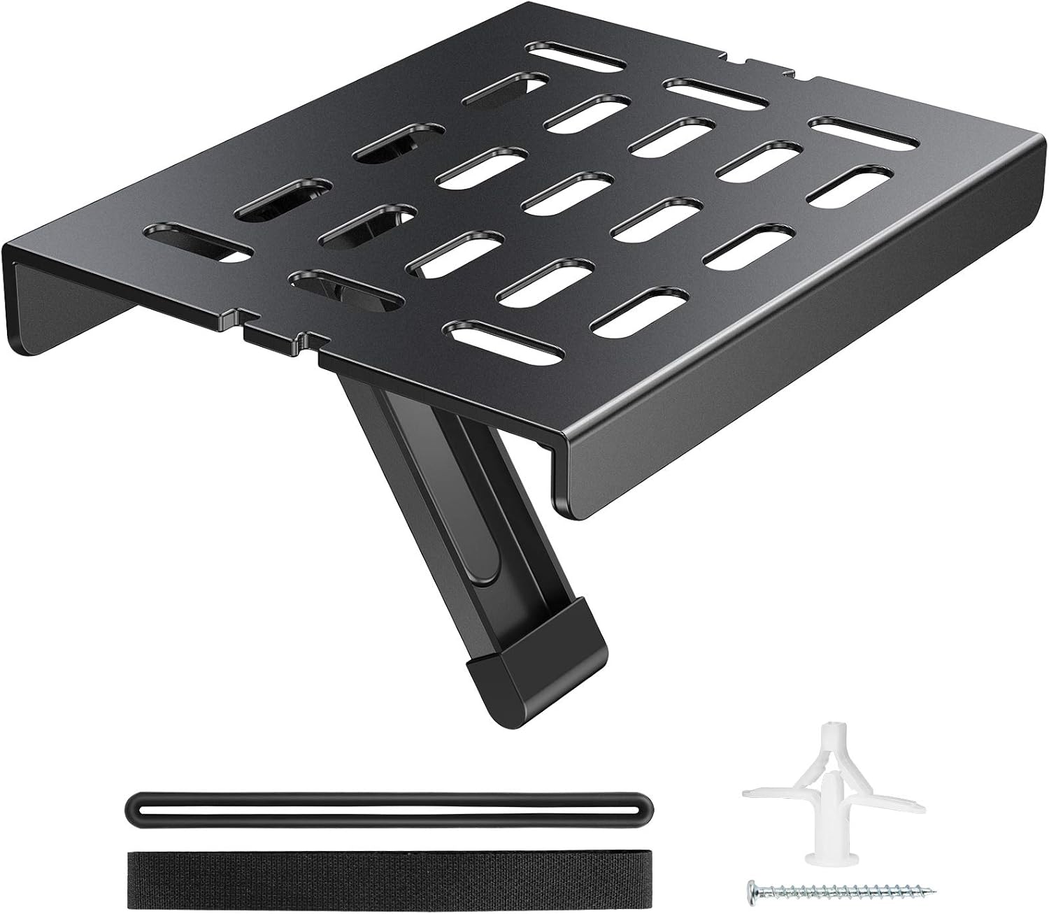 Space-Saving TV Top Shelf for Easy Media Box Organization!