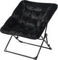 Comfy Chair for Adults Faux Fur Foldable Lounge - Oversized Cozy Seat
