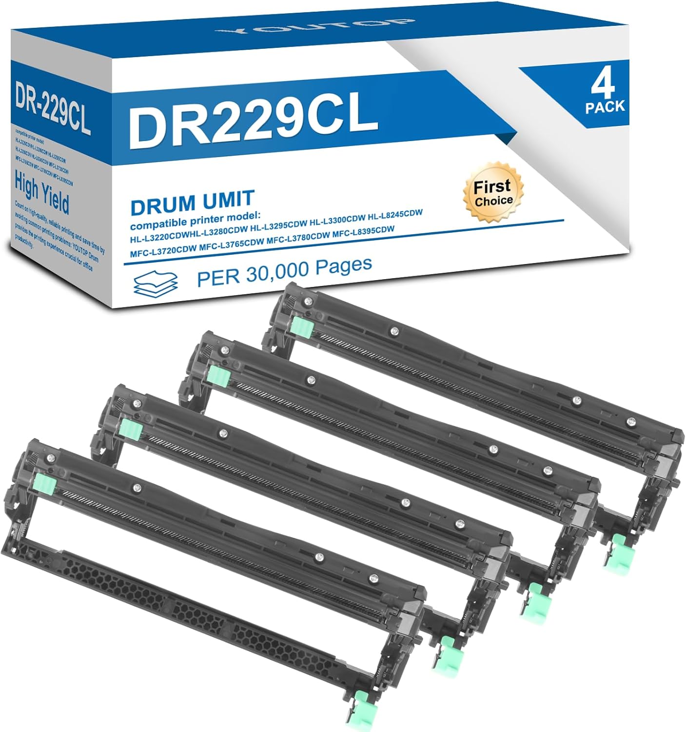 High-Yield Drum Unit for Brother Printers