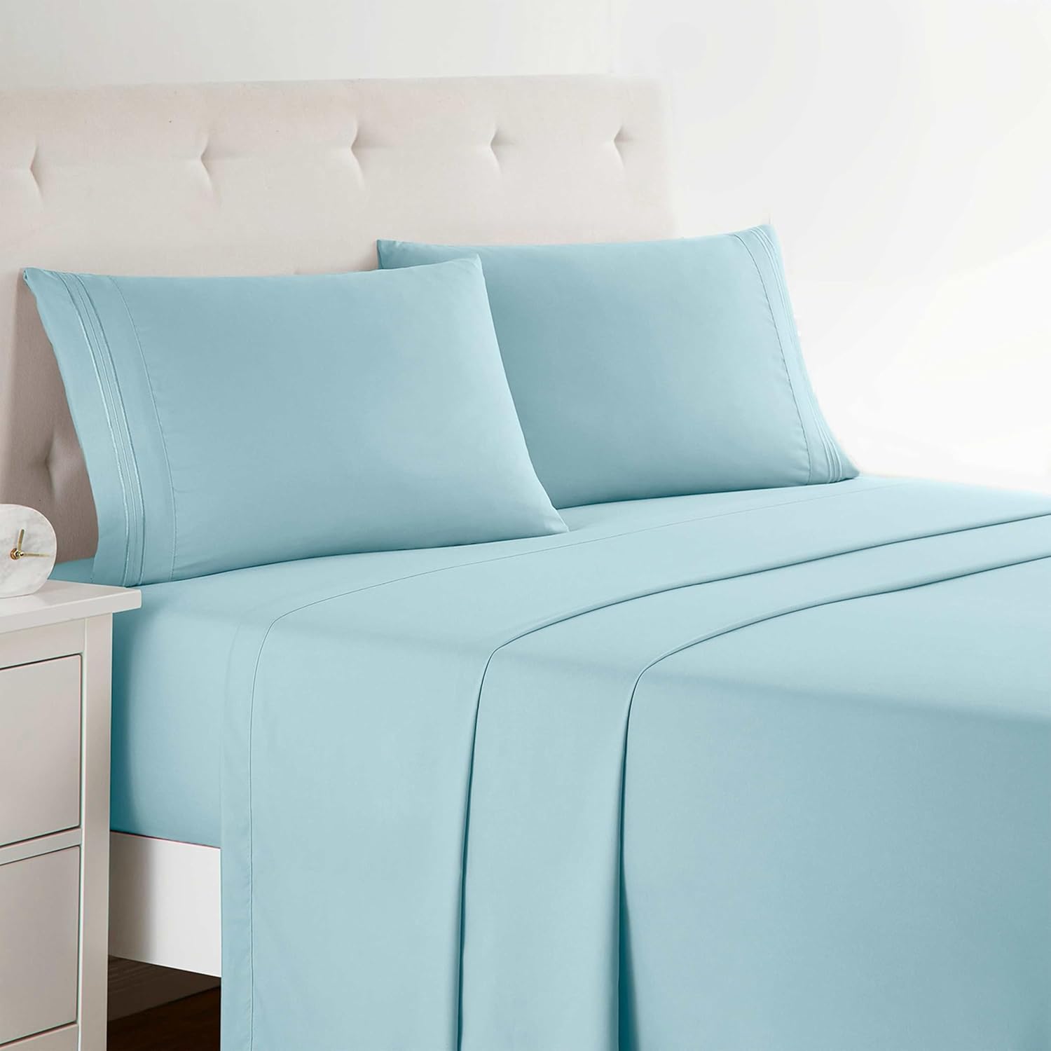 Clara Clark Bed Sheets Set - Luxury Soft Split King Bedding