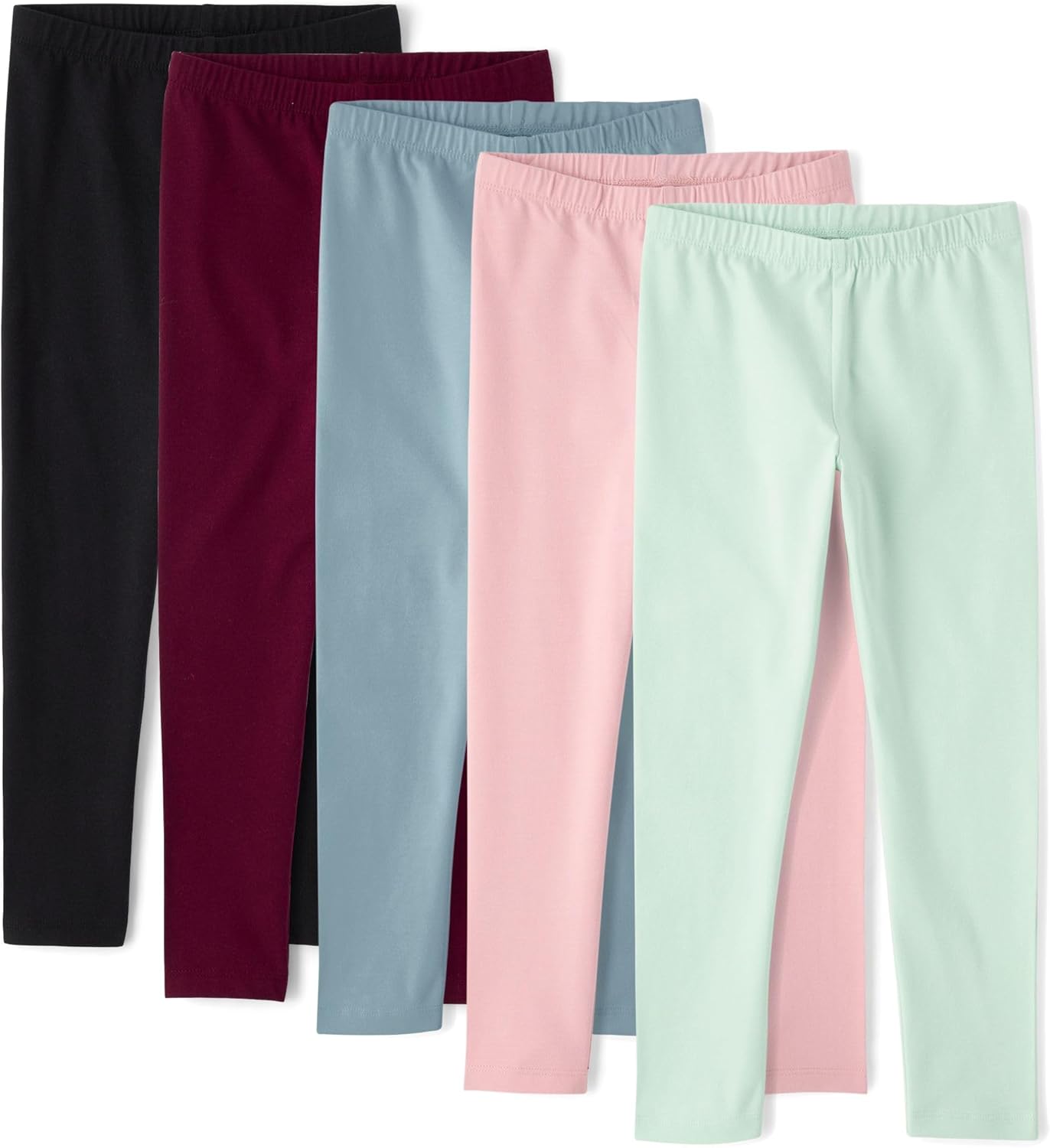 Girls Printed Leggings 2-Pack for Stylish Comfort and Fit