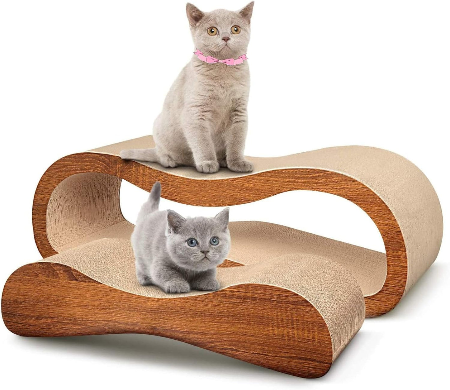 2 in 1 Cat Scratch Pads for Durable Scratching and Resting