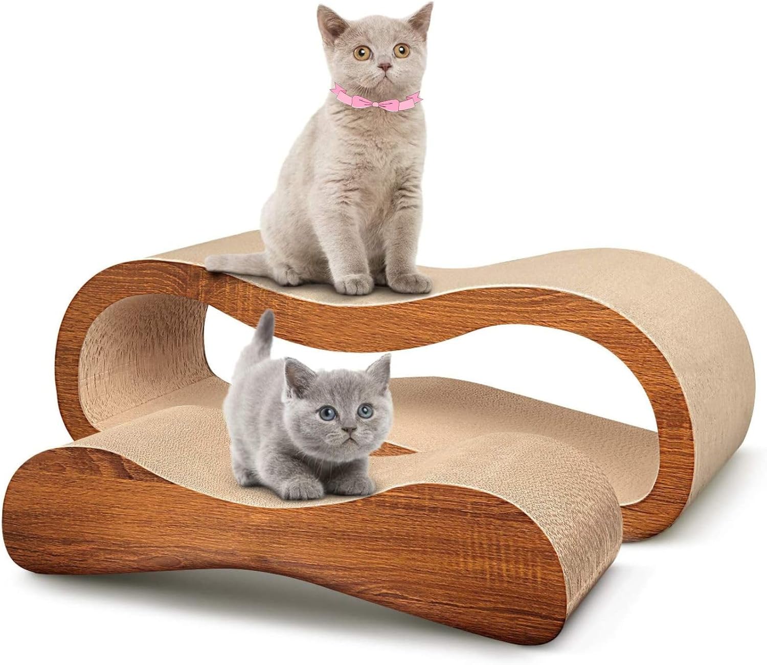 2 in 1 Cat Scratch Pads for Durable Scratching and Resting