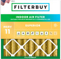 Filterbuy 20x20x4 Air Filter MERV 11 - Pet & Allergy Defense