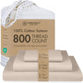 Threadmill Twin Sheets 800 Thread Count Jacquard - Luxury Cotton