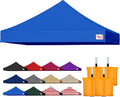 10x10 Commercial Pop Up Canopy Replacement Top - Windproof D-Rings