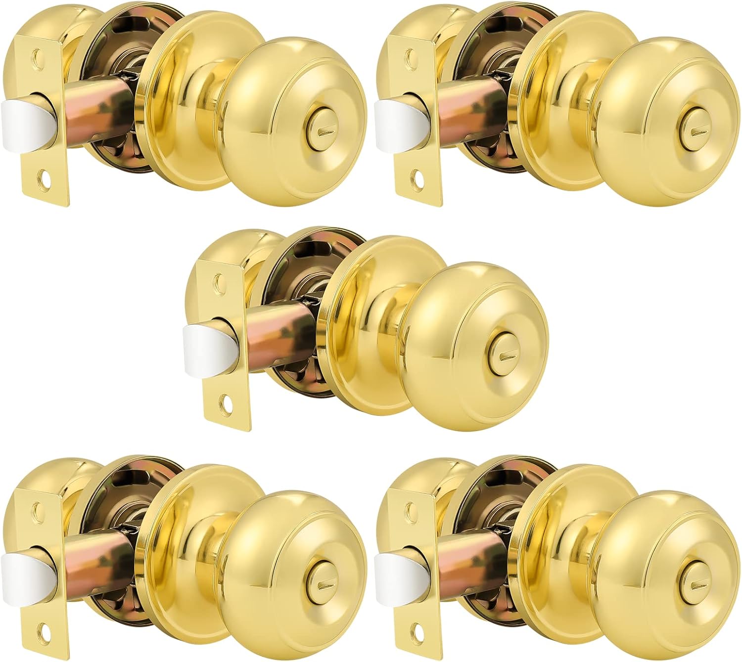 Probrico Privacy Door Knobs Lock for Bedroom and Bathroom Use