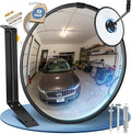 15 in HD Convex Traffic Mirror - Freely Adjustable Blind Spot Mirror