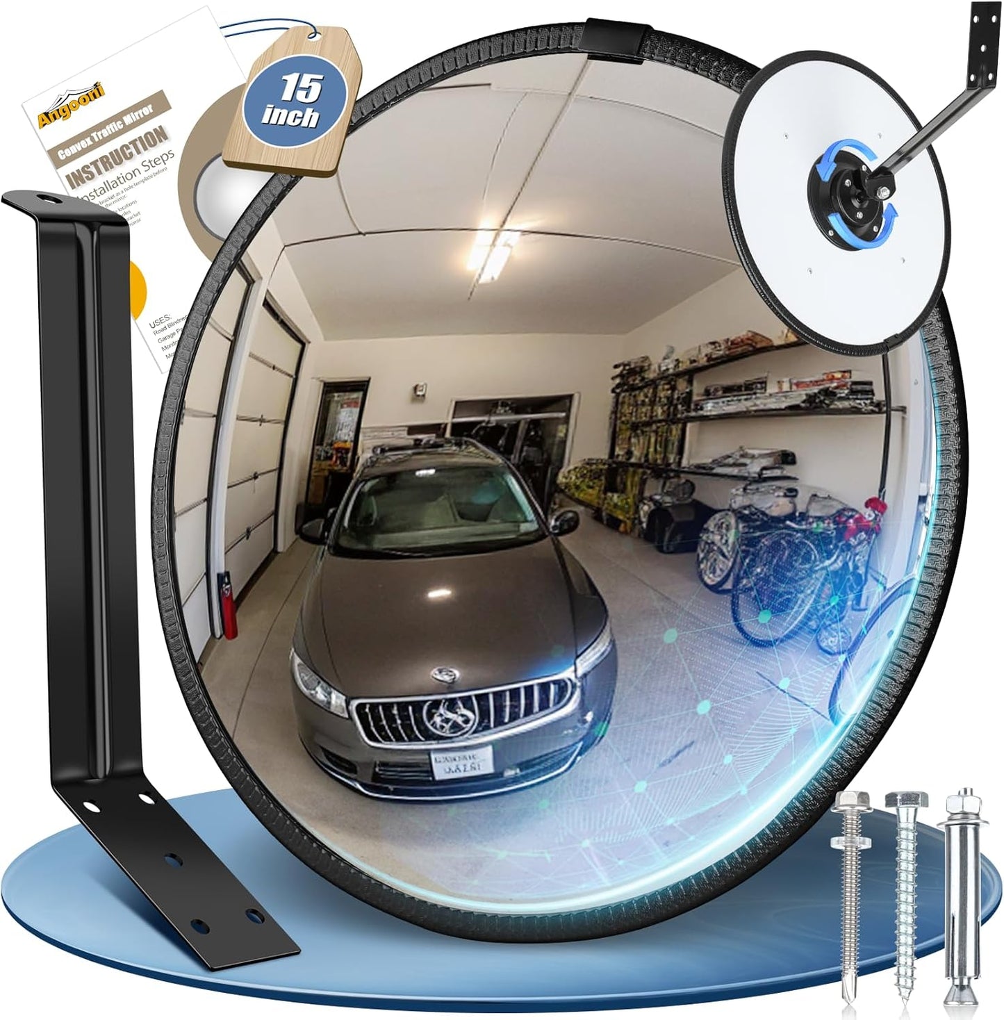 15in HD Convex Traffic Mirror for Blind Spot Monitoring
