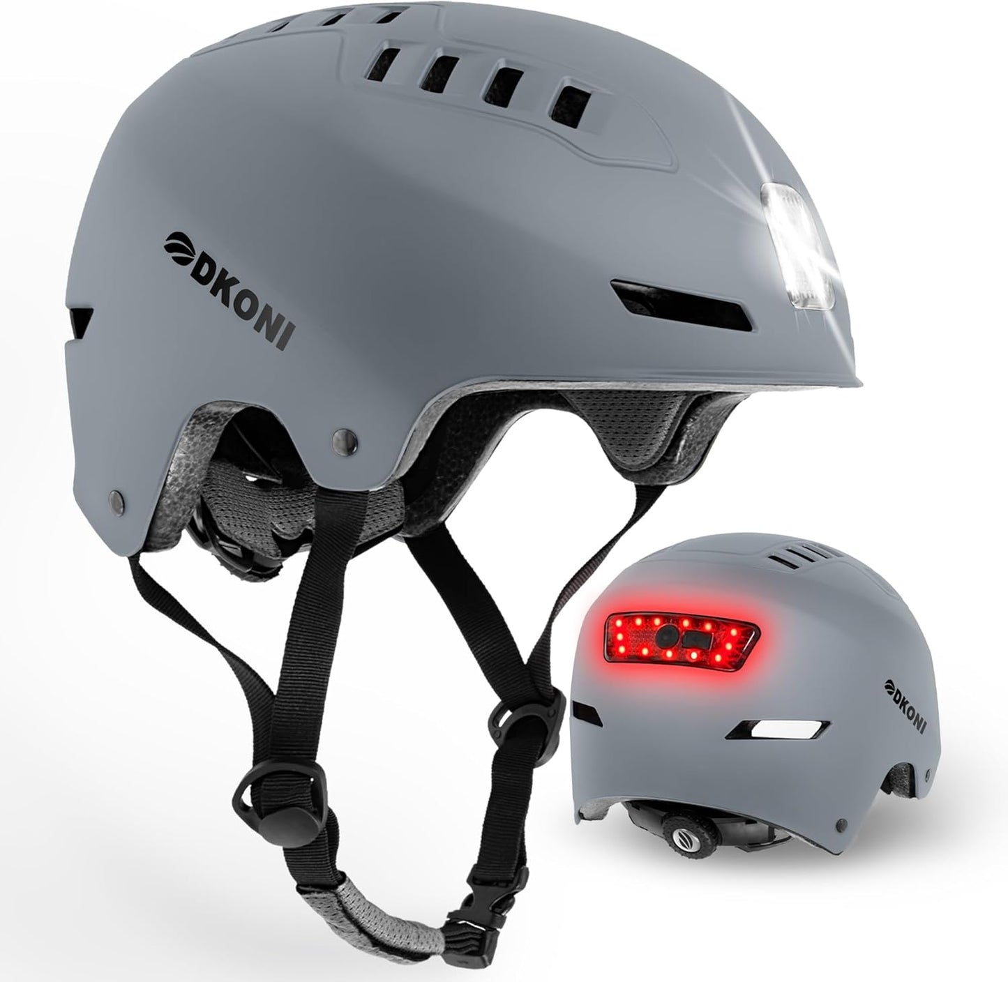 Bike Helmet with LED Lights for Safe Commuting and Cycling