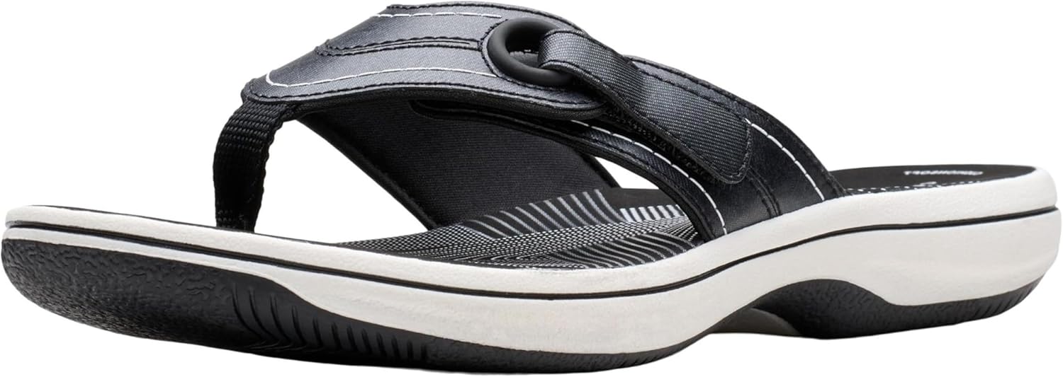 Clarks Women's Breeze Reyna Flip-Flop for All-Day Comfort