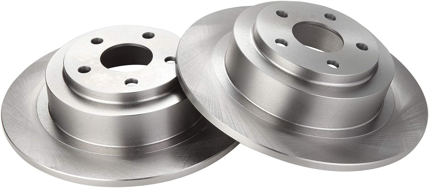TRQ Rear Brake Rotors Set for Subaru Baja and Legacy Models