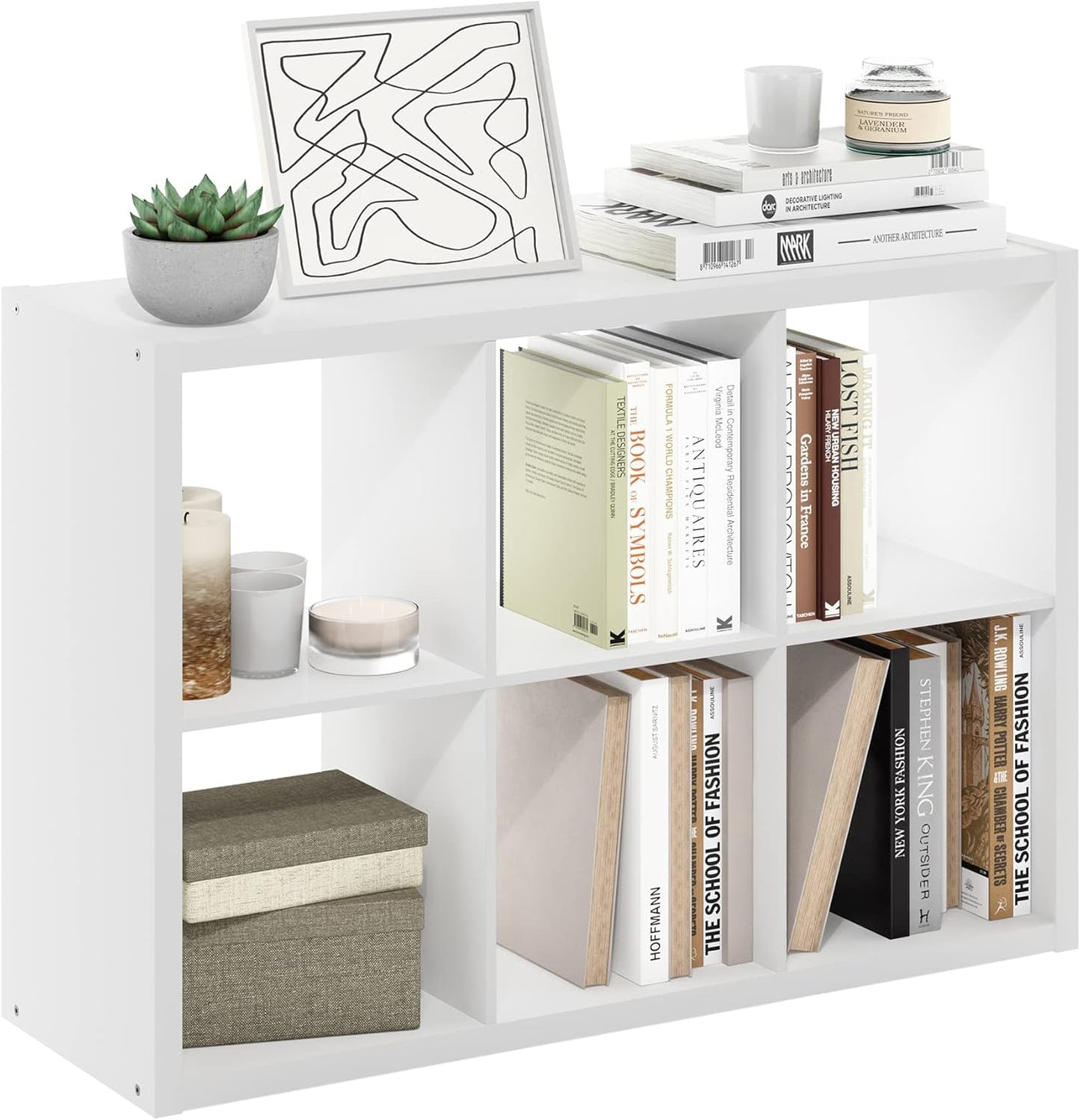 Furinno CUBICLE Book Shelf: Stylish 6-Cube Storage Solution