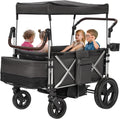 Stroller Wagon 4 Seater Folding Push Wagon for 4 Kids - Spacious