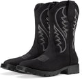Rollda Cowboy Boots for Men Western Square Toe Mid-Calf - Durable
