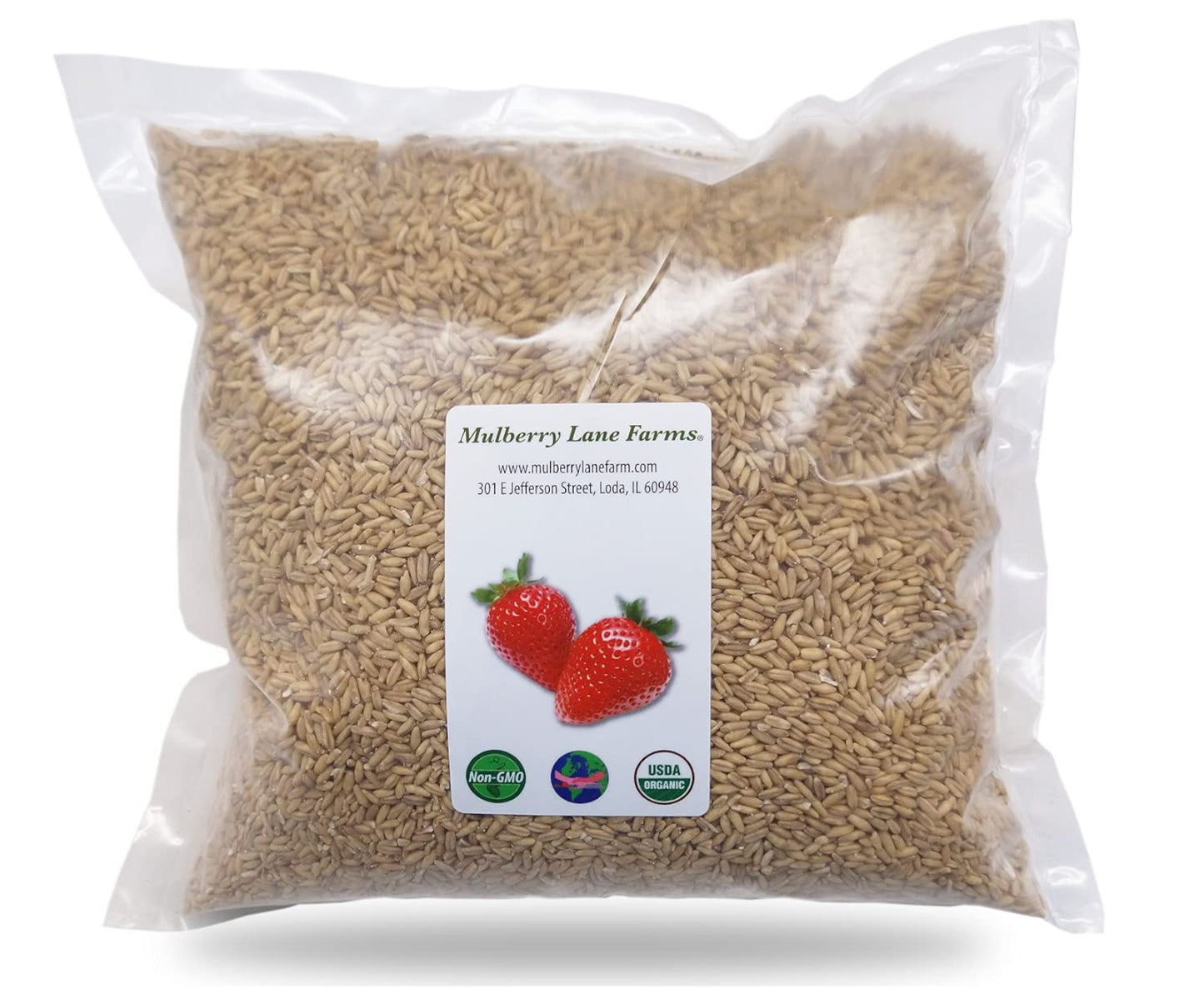 Whole Oats 5 Pounds USDA Certified Organic Non-GMO Bulk Groats