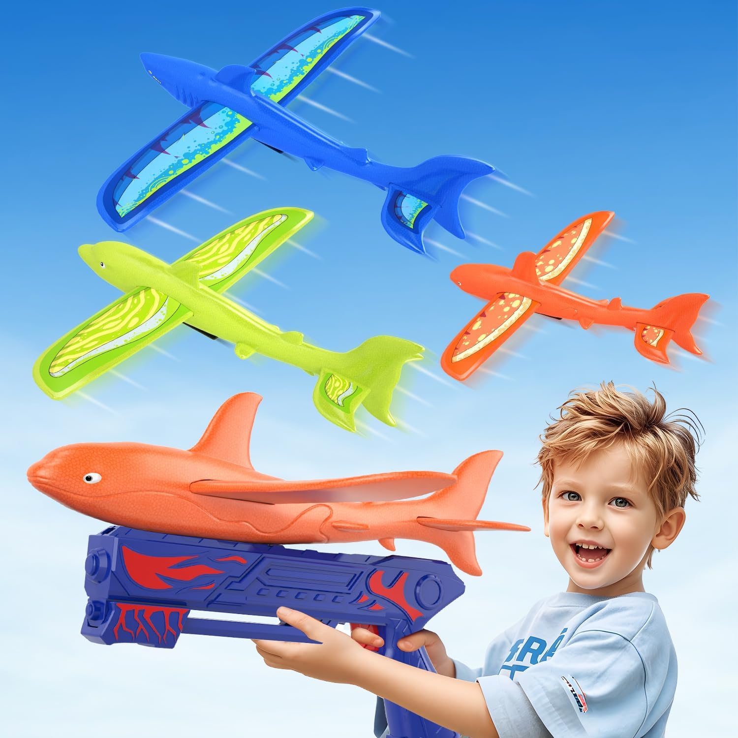 Dreamy Ocean Airplane Launcher - Glows in the Dark!