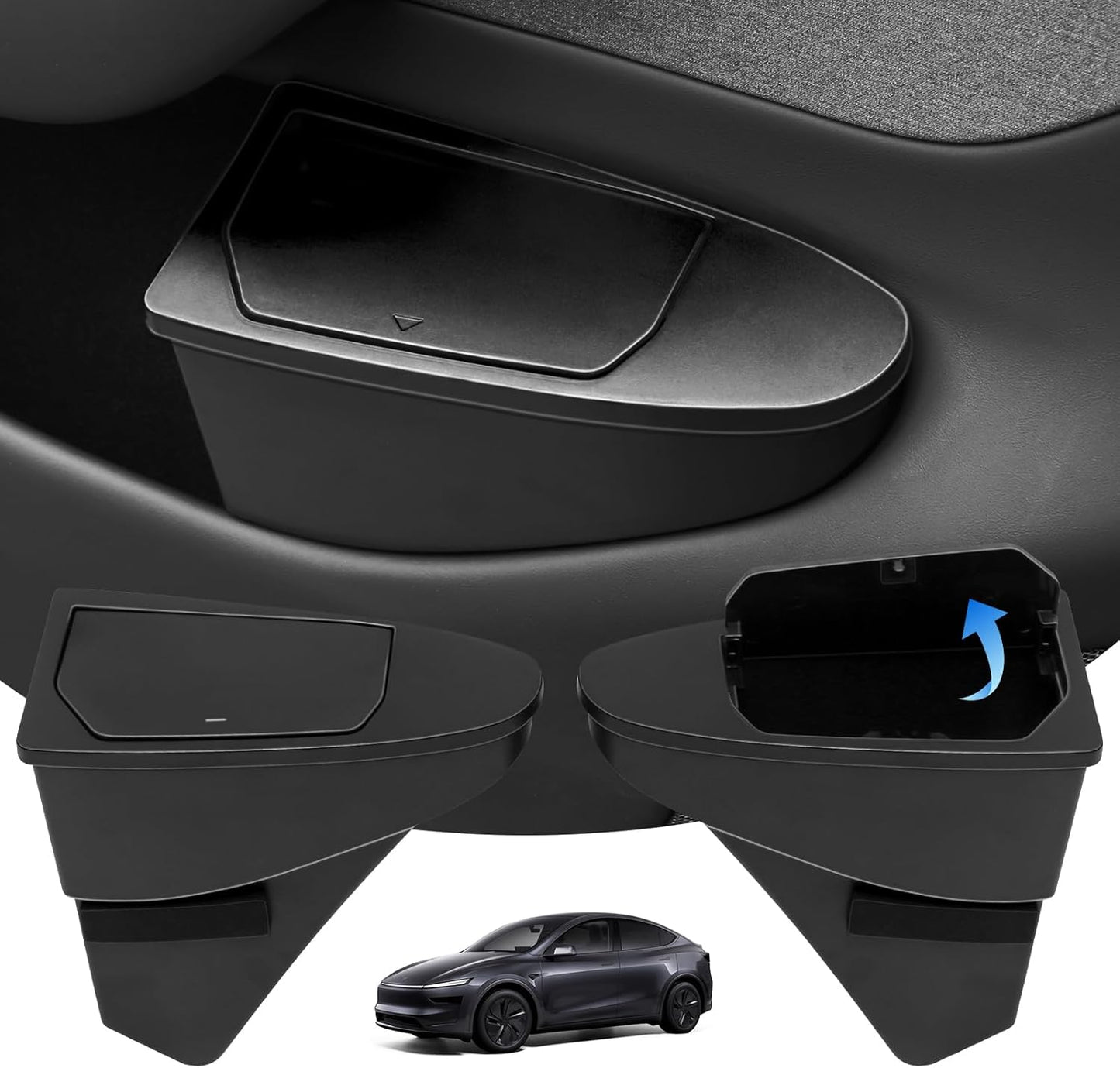 Door Built-in Hidden Storage Organizer for Tesla Model Y 2026