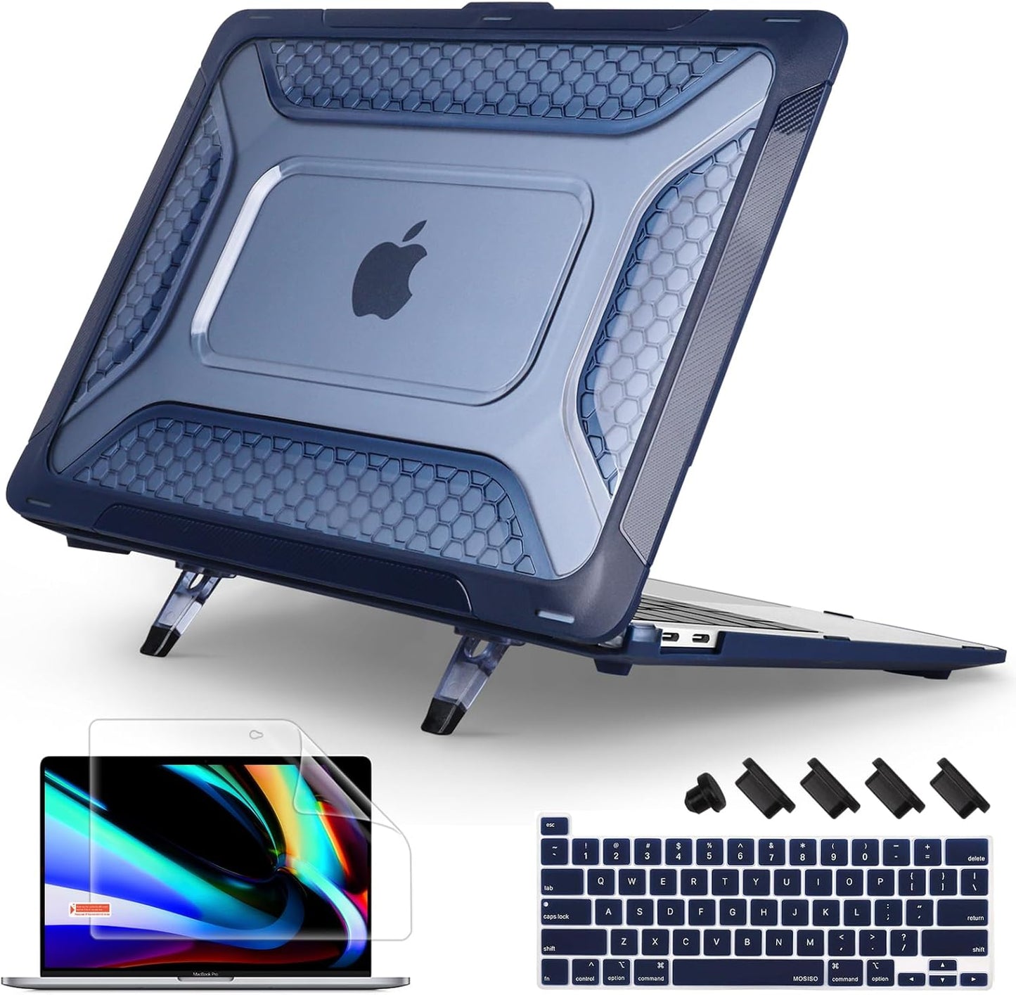 Honeycomb Fold Kickstand Case for MacBook Pro 16 inch 2019 2020
