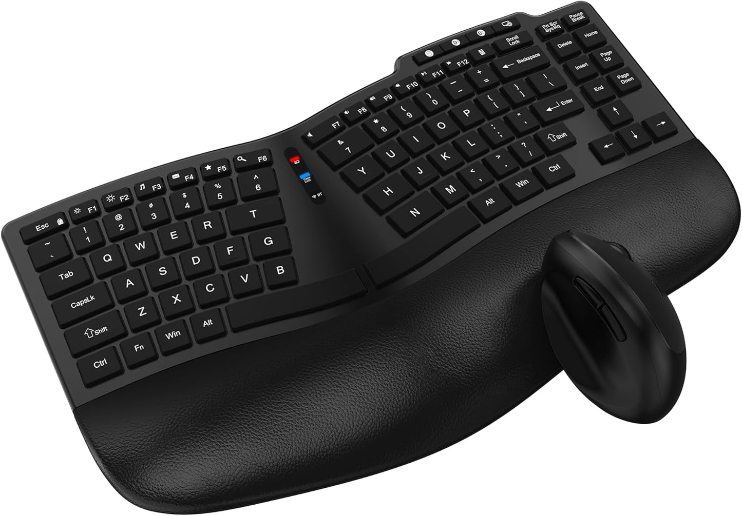 QUASIO Ergonomic Wireless Keyboard & Mouse Combo
