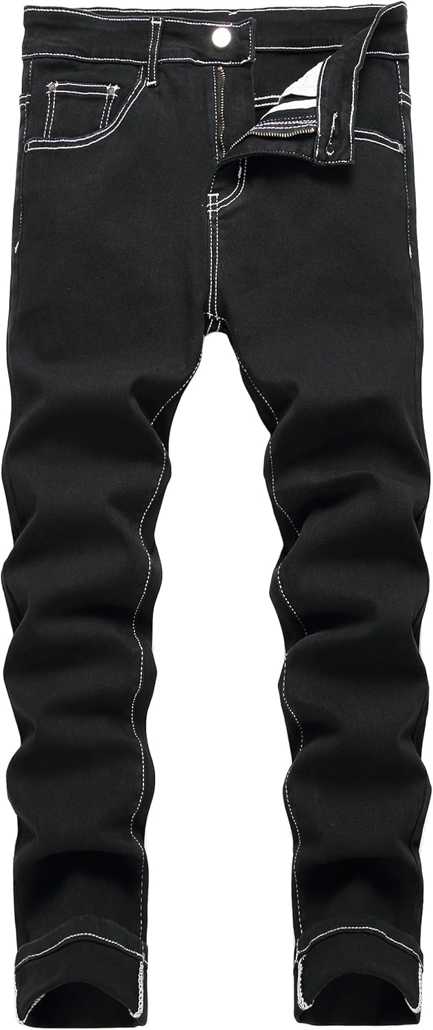 Men's Slim Fit Stretch Jeans for Comfort and Style in Fashion