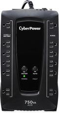 CyberPower AVRG750U AVR UPS System with 12 Outlets for Safety