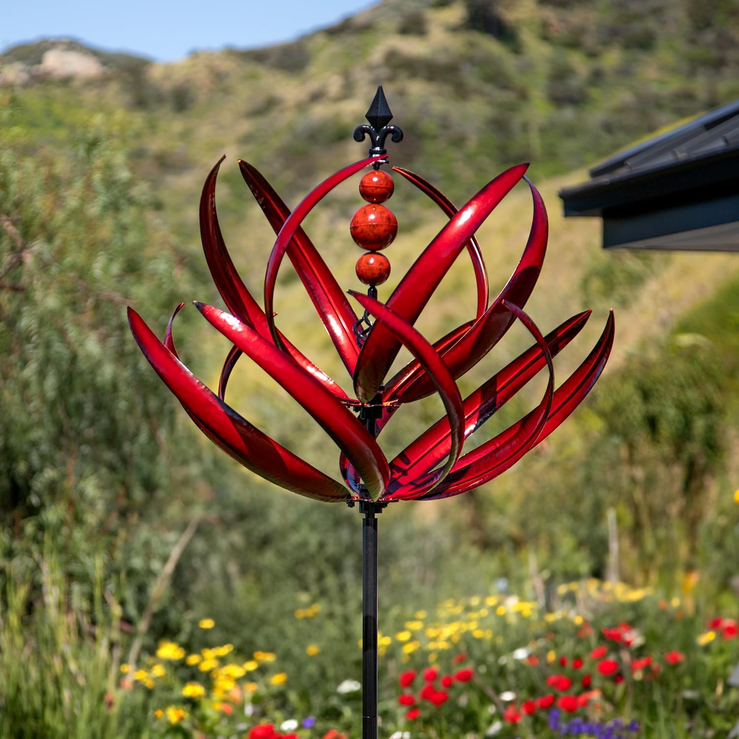 Yard Garden Wind Spinners - 91 Inch Extra Large Kinetic Decor