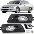 Nilight Fog Lights Assembly Compatible with 2006 2007 Honda Accord