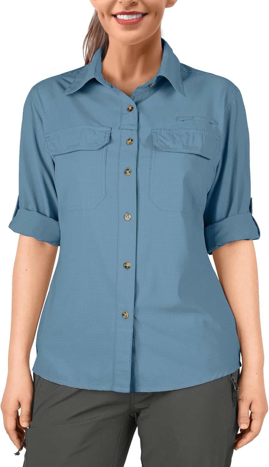 33,000ft Women's UPF 50 UV Sun Protection Shirt for Outdoor Fun