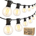Outdoor String Lights 100 Ft G40 Globe - Dimmable Warm Glow
