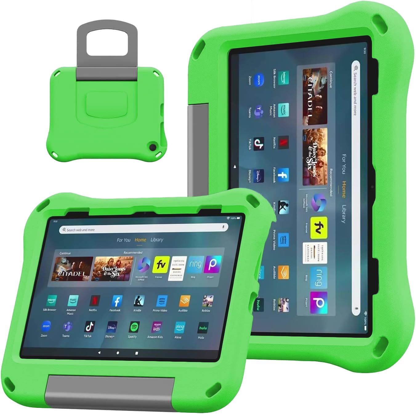 max 11 Tablet Case for Kids - Shockproof Handle Stand Design