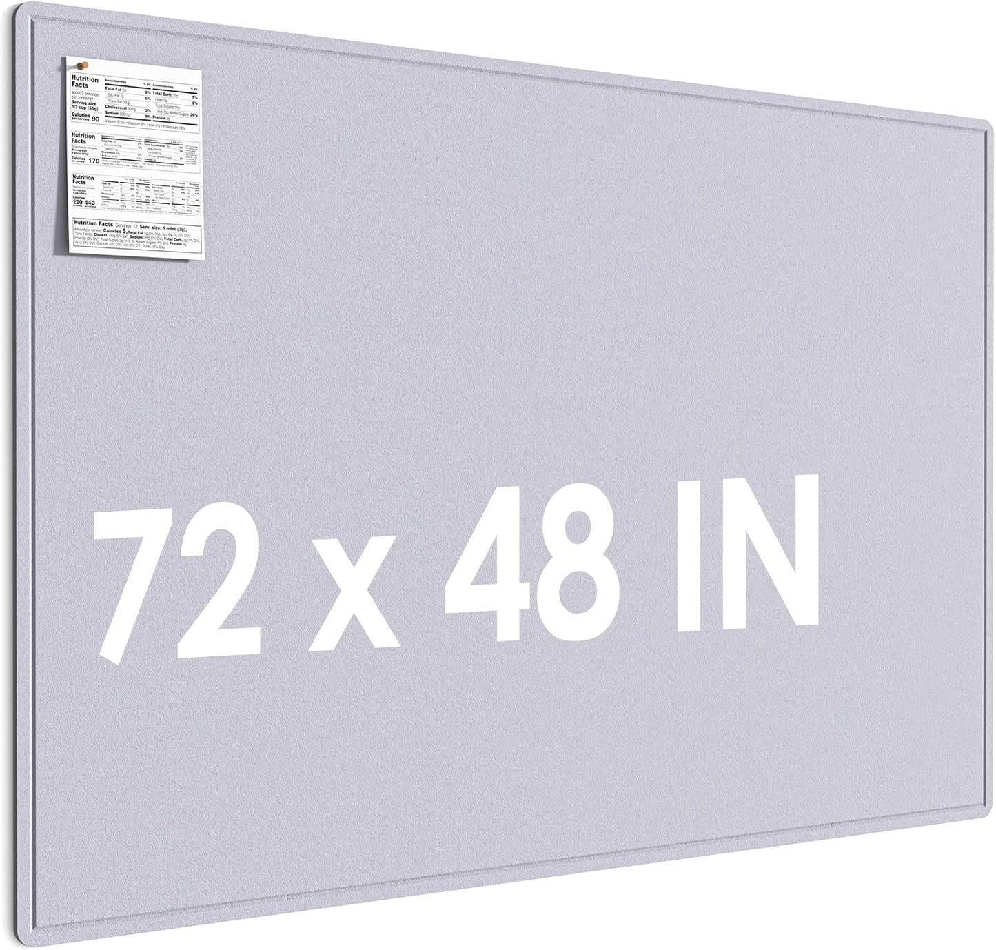 MaxGear Extra Large Bulletin Board 72in x 48in for Home Office