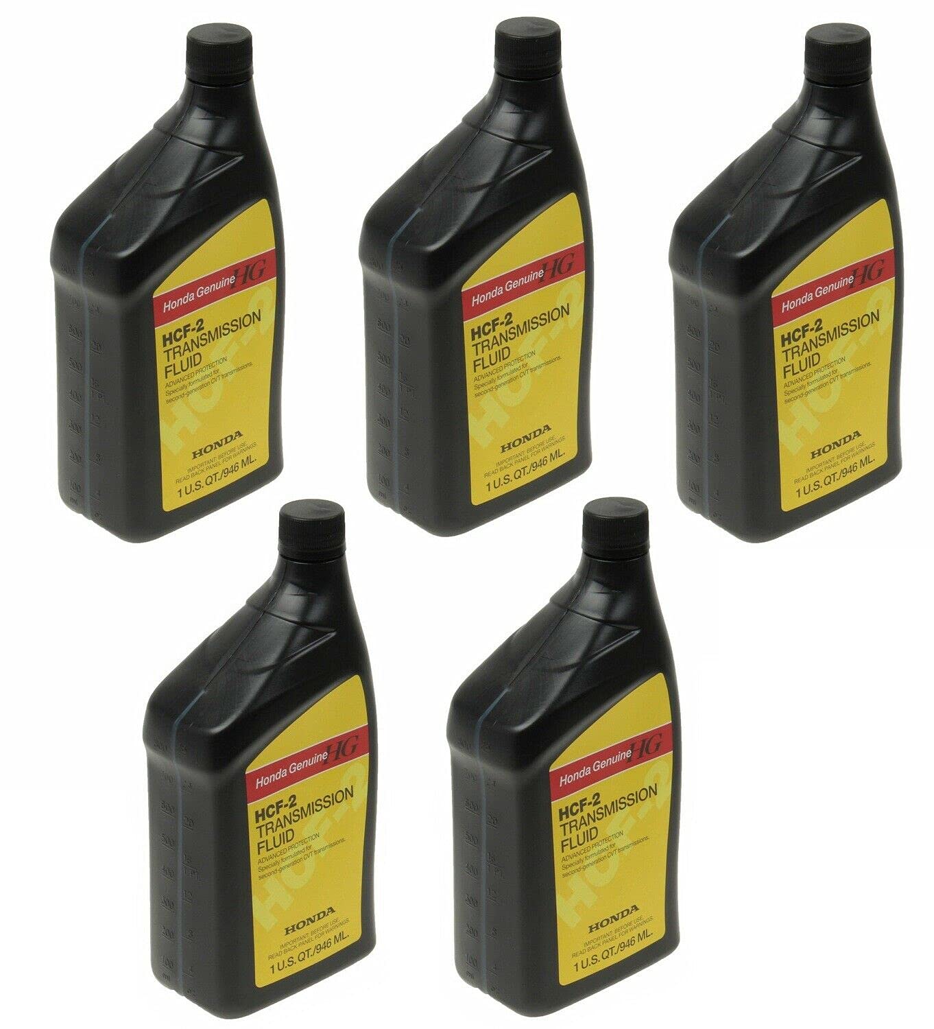 Set of 5 Quarts Automatic Trans Fluid HCF-2 for Honda Vehicles