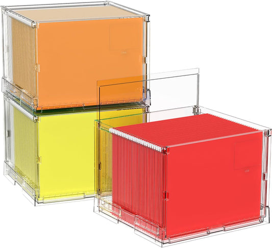 UMAIL File Box - Portable Hanging File Organizer for Home Office