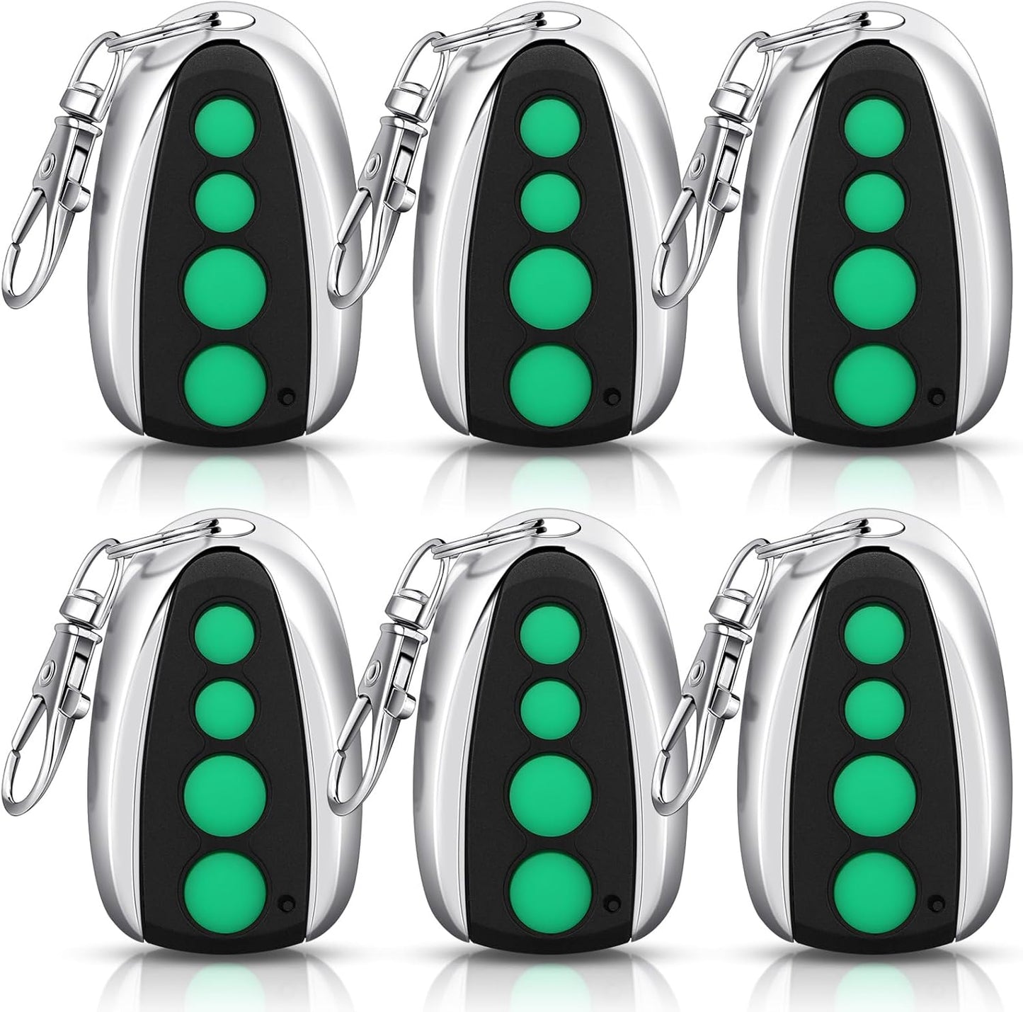 Garage Door Remote Control Kit for M12 Openers - 6 Pcs Set
