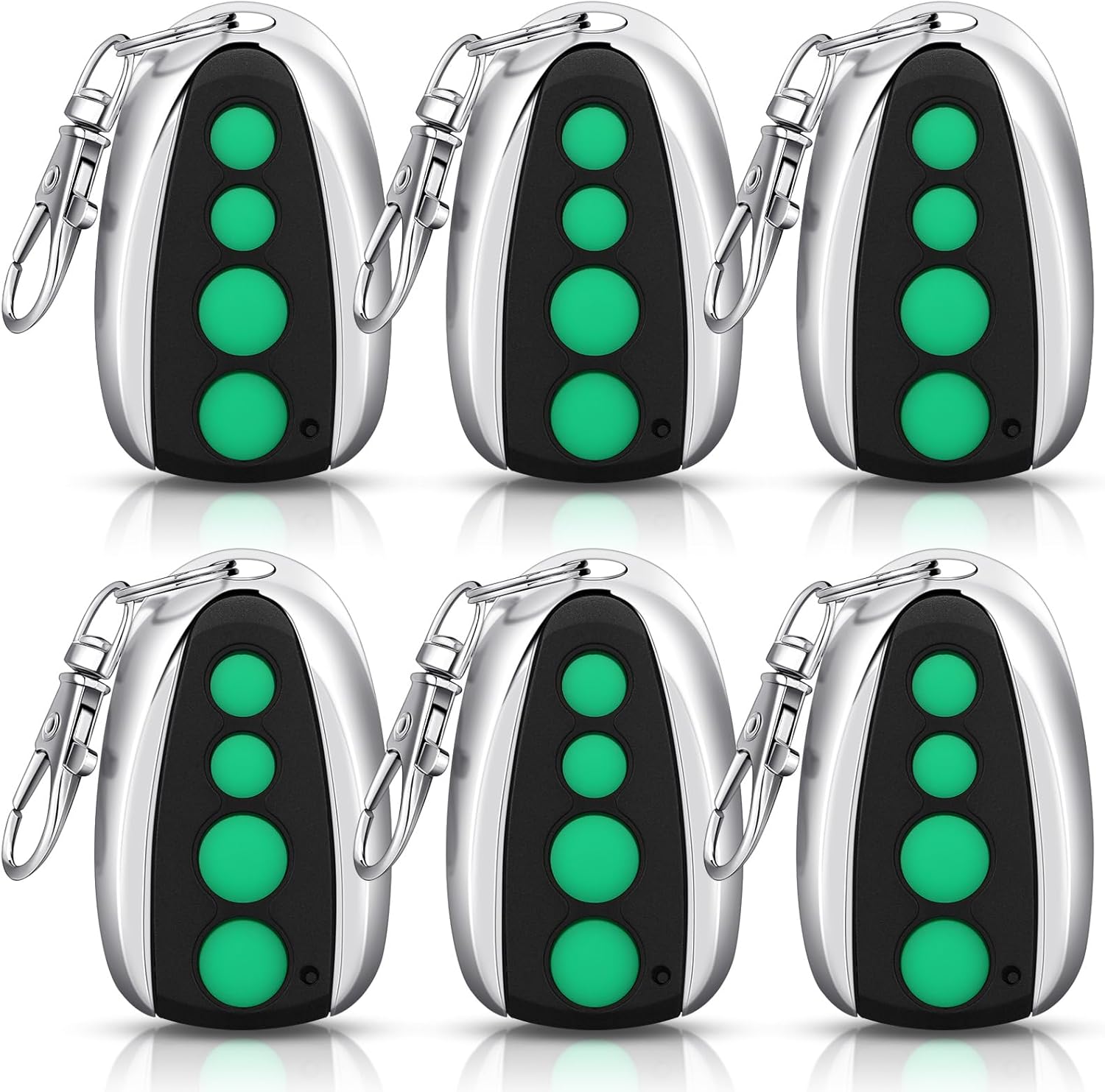 Garage Door Remote Control Kit for M12 Openers - 6 Pcs Set