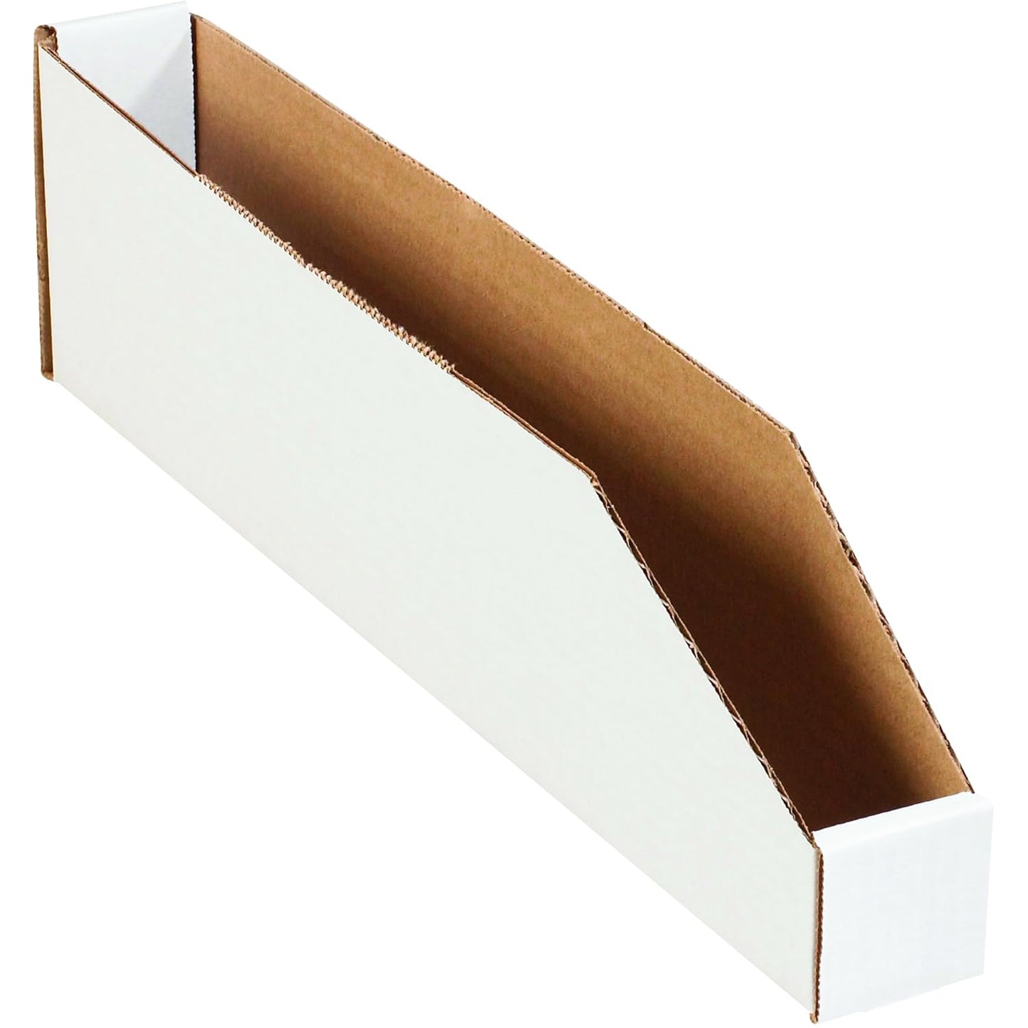 Open Top Bin Boxes 2in x 18in x 4.5in - Durable Storage Solution