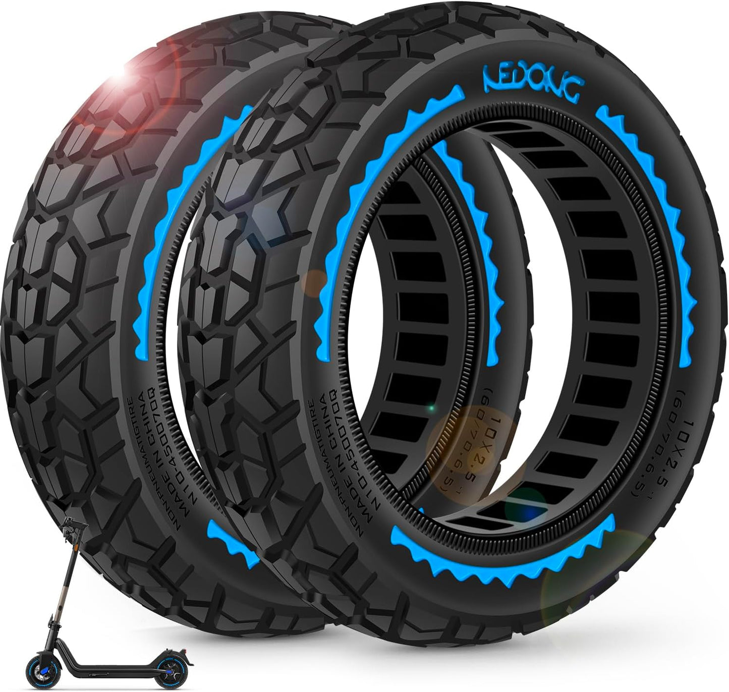 BANGTING 2PCS 60/70-6.5 Tubeless Scooter Tires for Segway Max