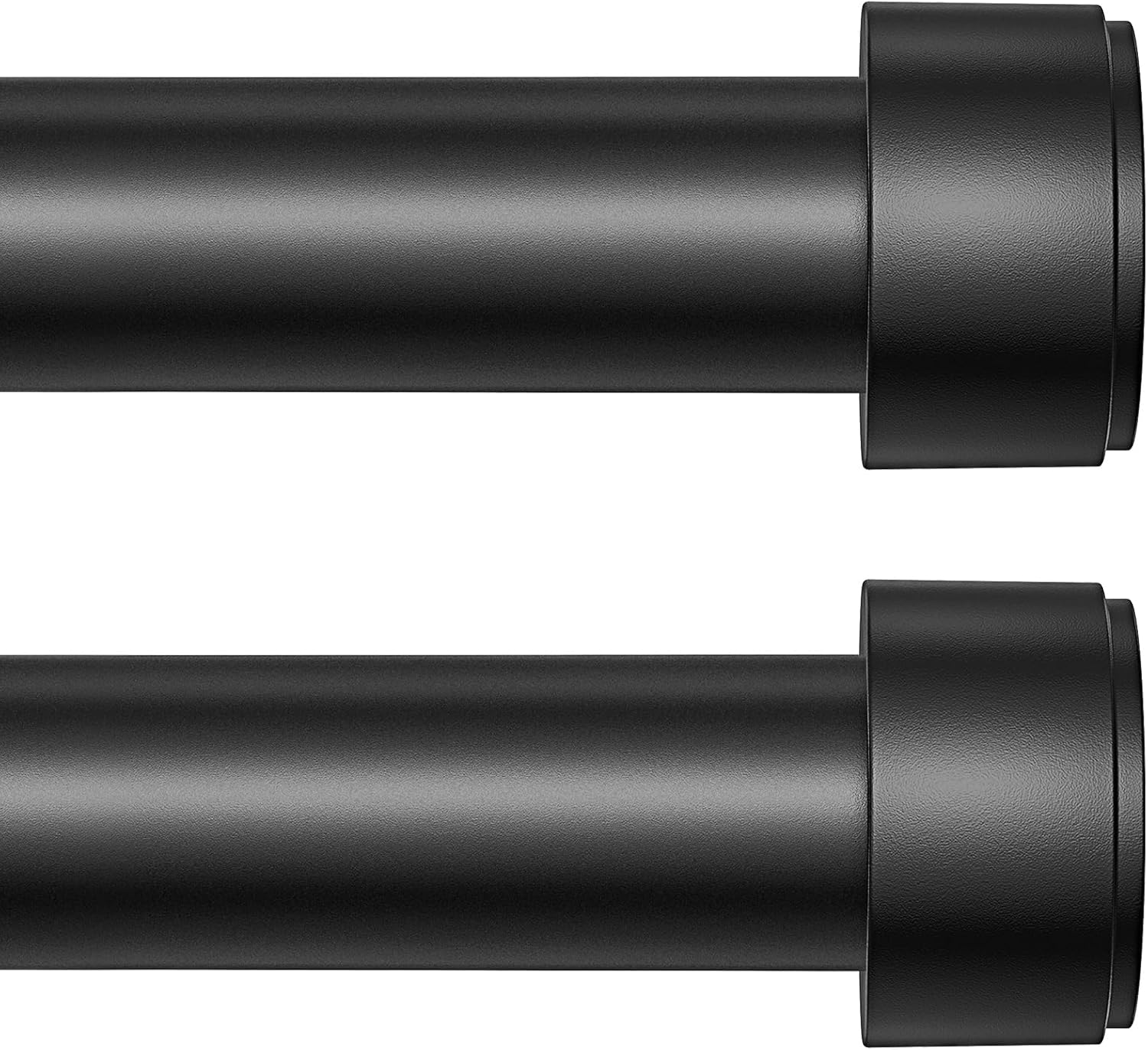 Adjustable Curtain Rod Set for Windows 32-120 Inch, Easy Install